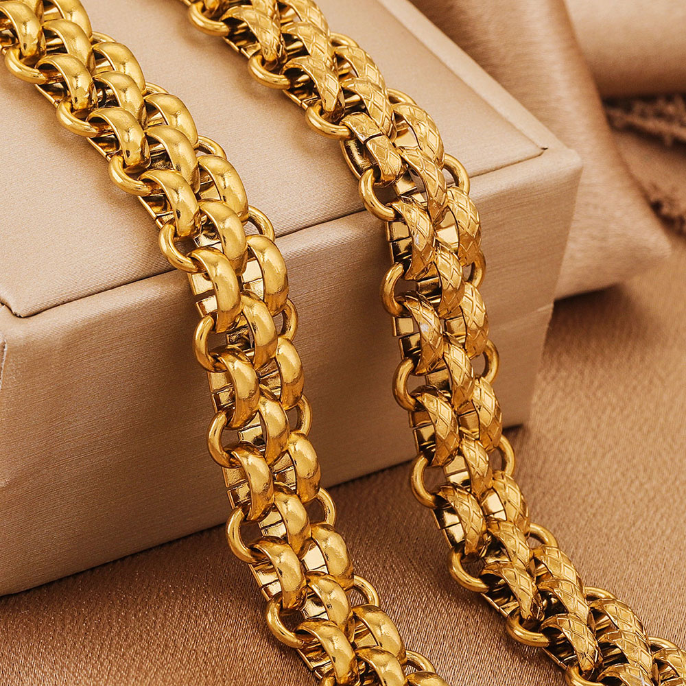 Body Jewelry Y2K - 1Meter Wide 13mm Chain Stainless Steel