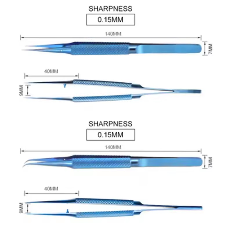 Body Jewelry Tool - Precision Titanium Alloy Anti-Magnetic Tweezers for