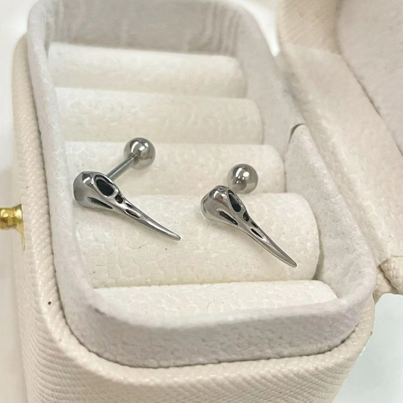 Body Jewelry Trend - 1pair Personalized Trend Titanium Steel Pointed