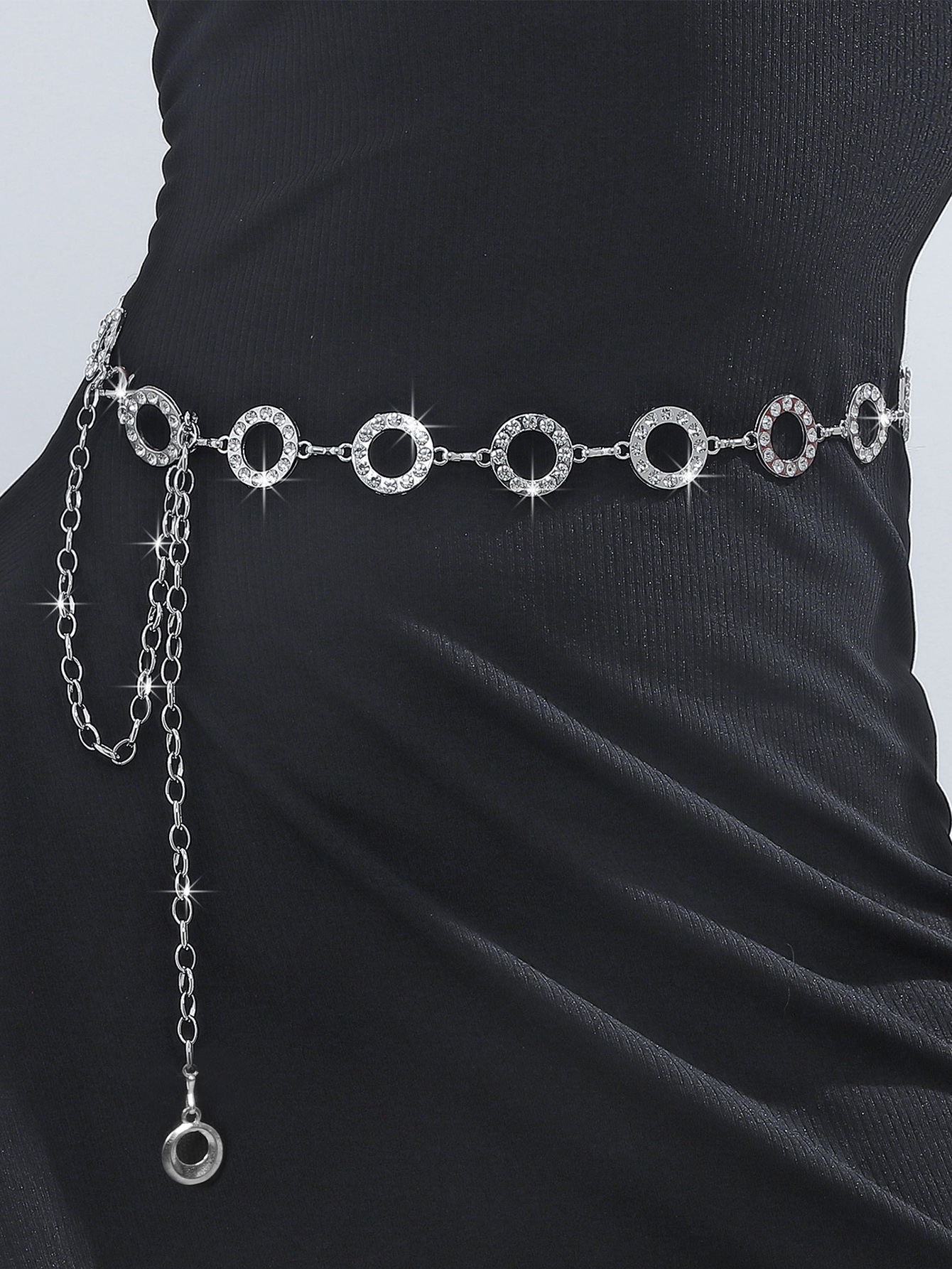 Body Jewelry Art - Fashion single-layer alloy waist chain banquet
