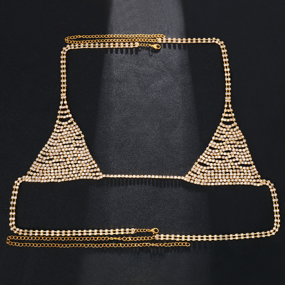 Fashionable Triangle Bikini Rh - đánh giá và giá Body Jewelry Art