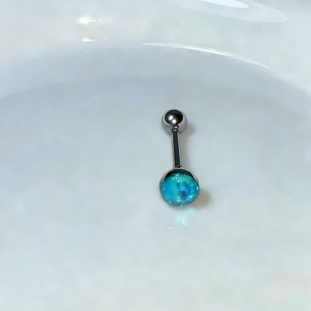 1Pc High-Quality Trendy Blue G - đánh giá và giá Body Piercing Quality Jewelry