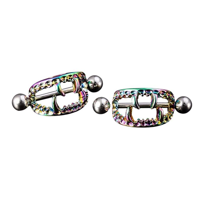 【AD】1pcs Stainless Steel Nippl - đánh giá và giá Body Jewelry Nipple Rings