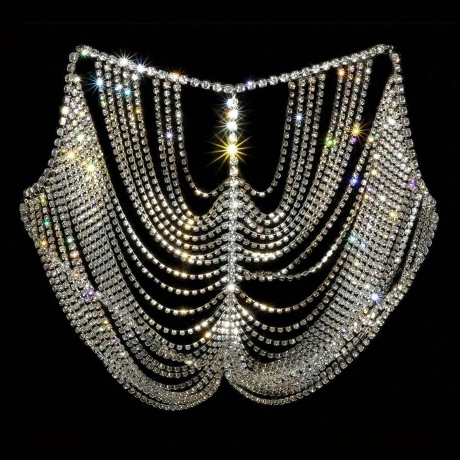 1pcSexy Fashionable Rhinestone - đánh giá và giá Body Jewelry Art
