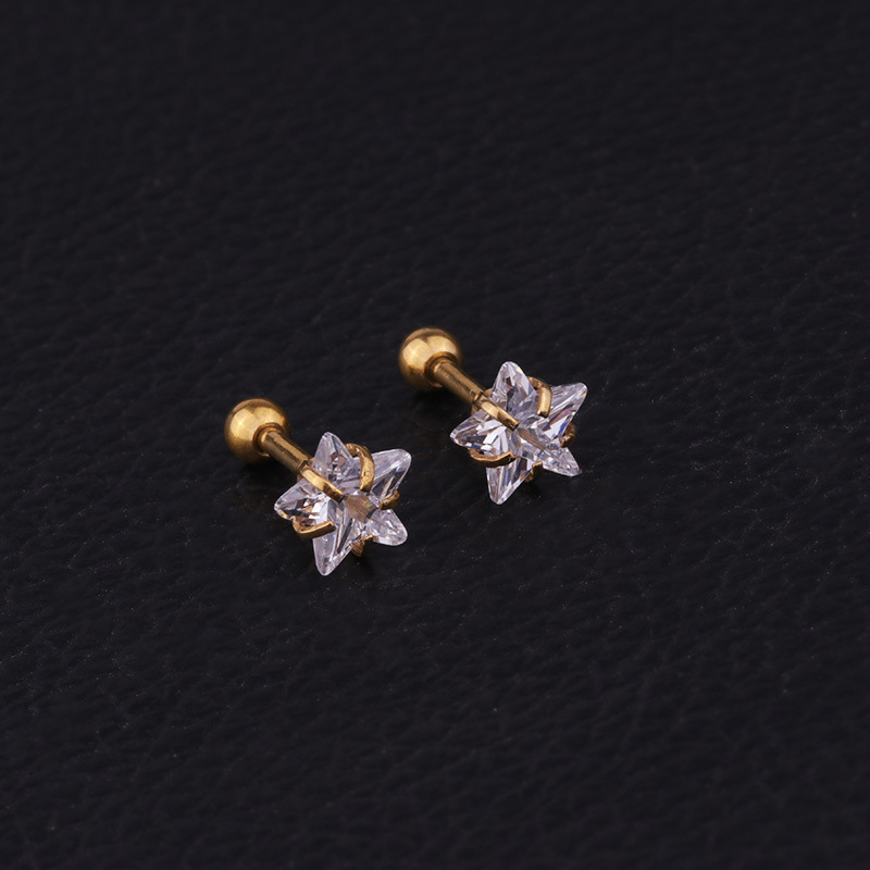 Helix Piercing Star Earrings W - đánh giá và giá Body Jewelry Trend