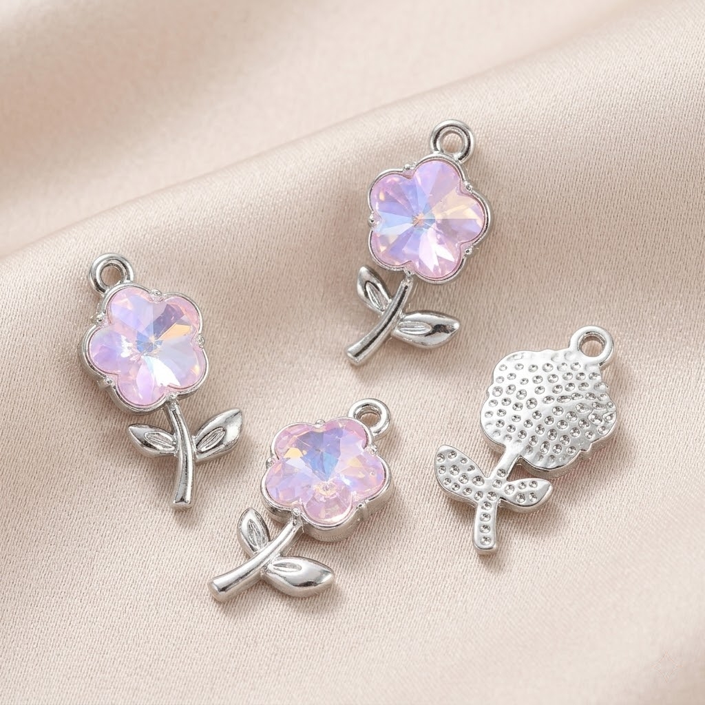 10pcs Purple Pink Heart Enamel - đánh giá và giá Body Jewelry Y2K