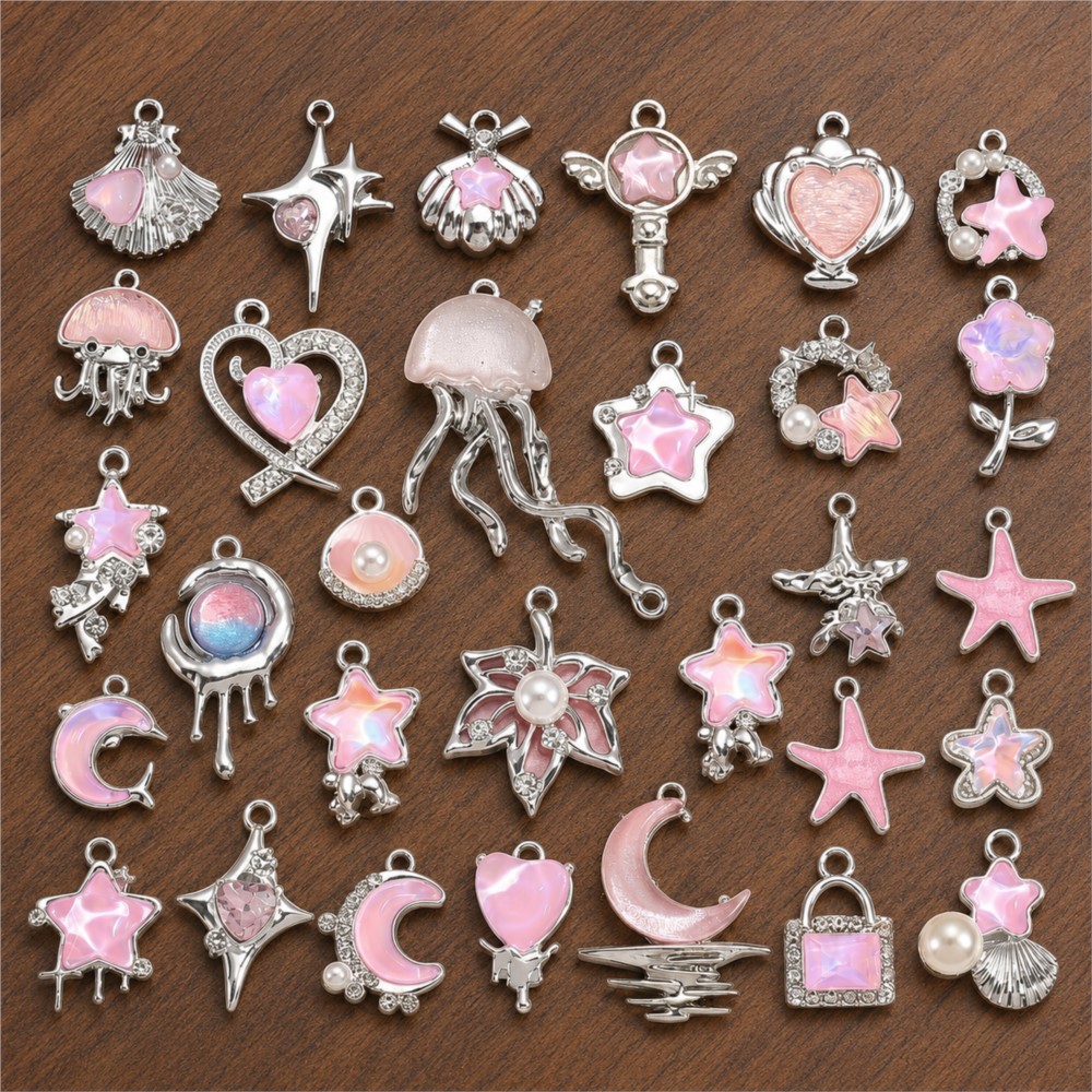 10Pcs Mix Y2K Styles Crystal G - đánh giá và giá Body Jewelry Y2K