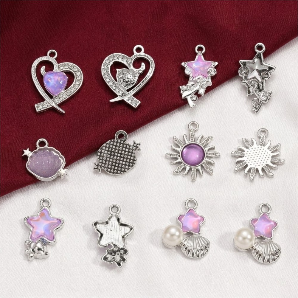 10Pcs Mix Y2K Styles Crystal G - đánh giá và giá Body Jewelry Y2K