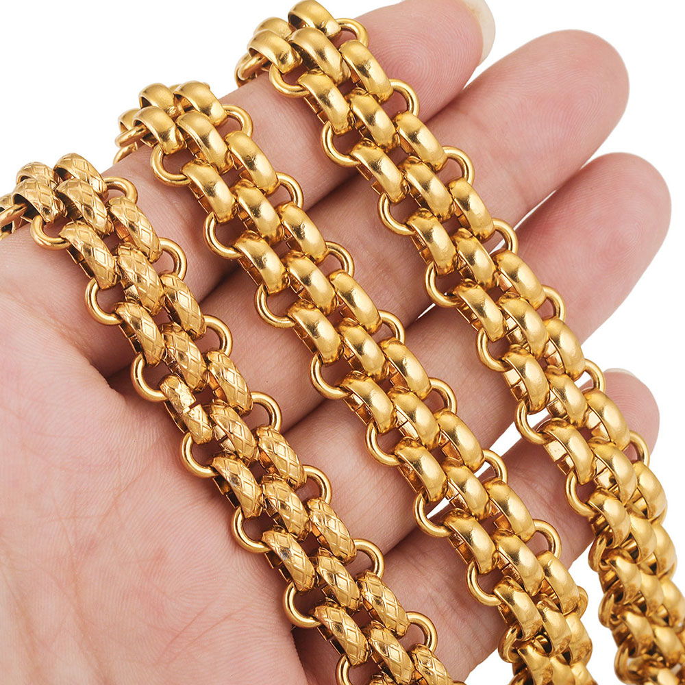 1Meter Wide 13mm Chain Stainle - đánh giá và giá Body Jewelry Y2K