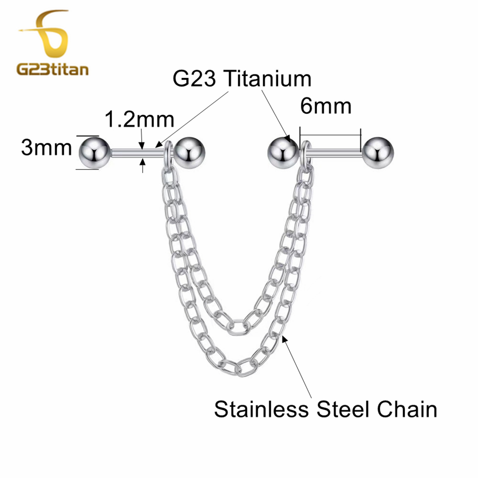 16G Industrial Earrings With C - đánh giá và giá Body Jewelry Industrial