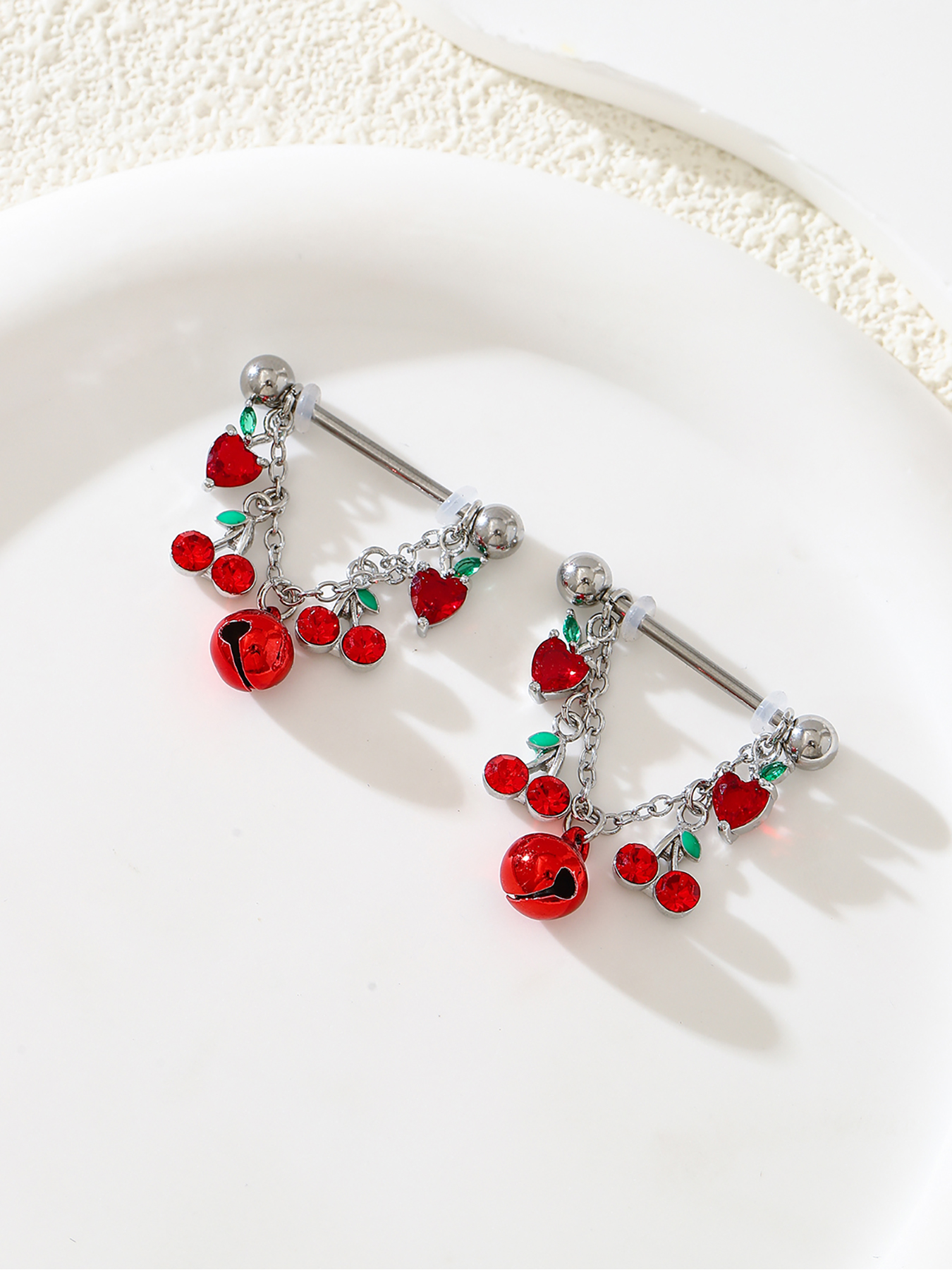 2pcs Fashionable And Cute Frui - đánh giá và giá Body Jewelry Nipple Rings