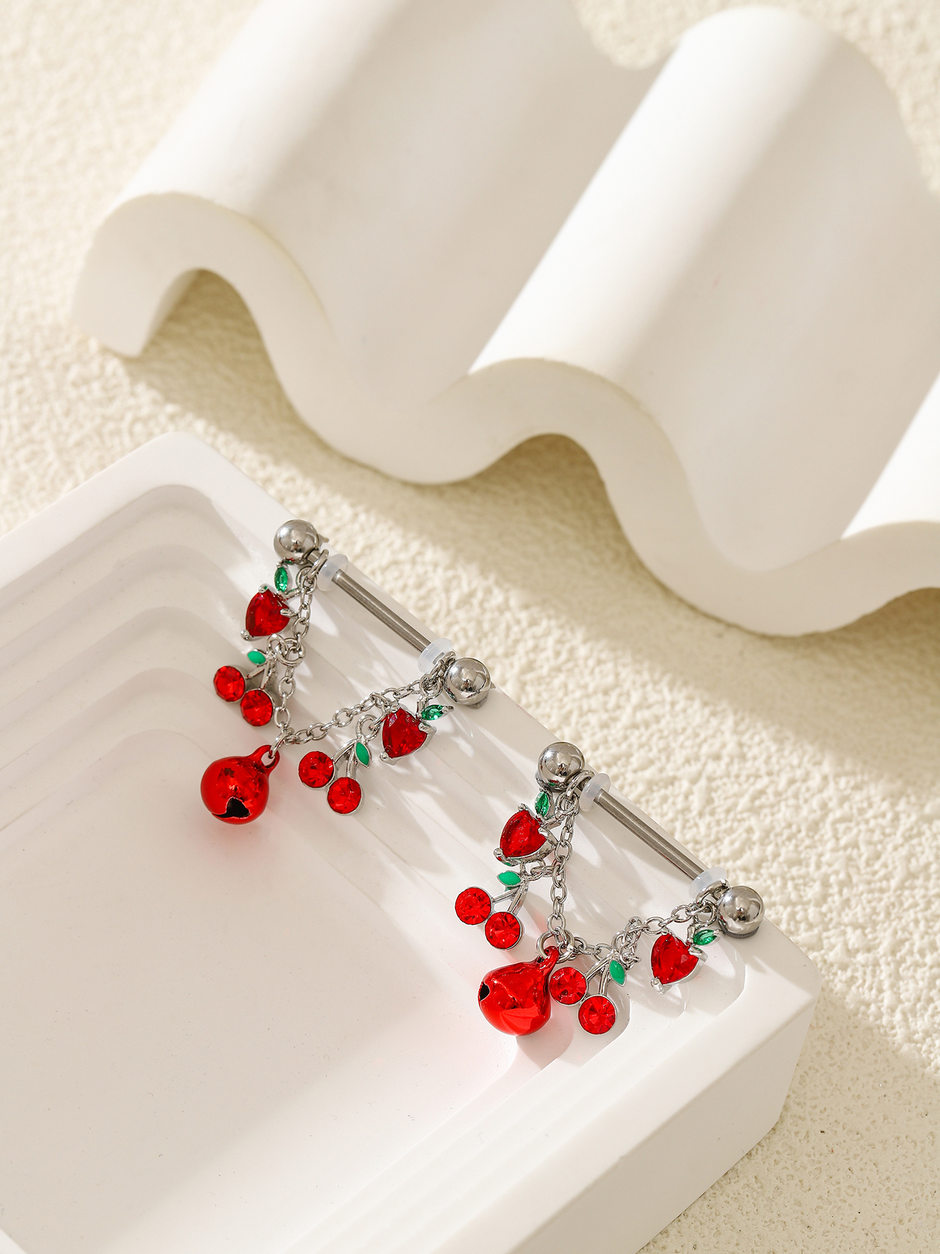 2pcs Fashionable And Cute Frui - đánh giá và giá Body Jewelry Nipple Rings