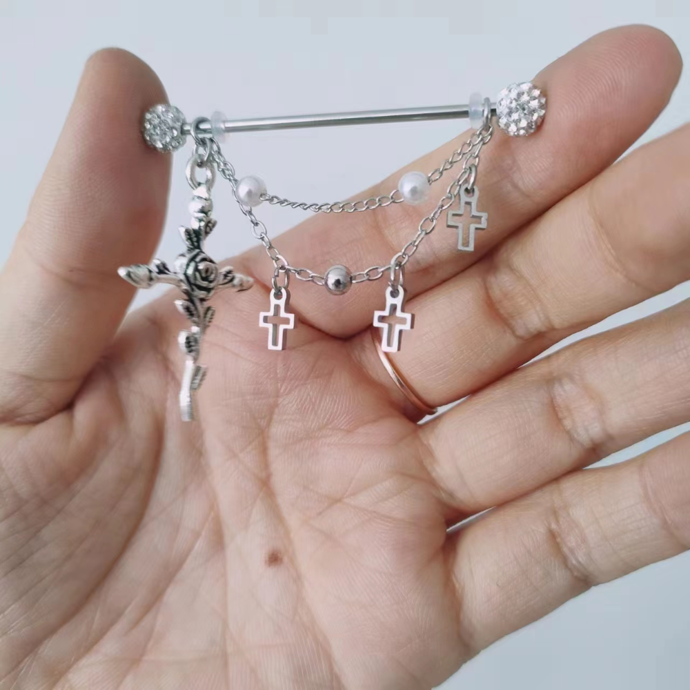 1PC Industrial Scaffold Barbel - đánh giá và giá Body Jewelry Industrial