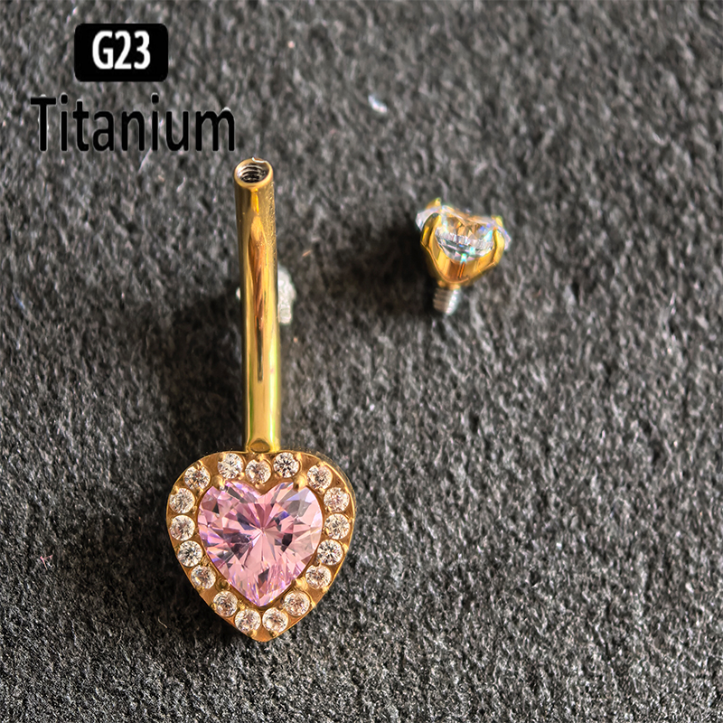 ASTM F136 G23 Titanium Crystal - đánh giá và giá Belly Bar Titanium