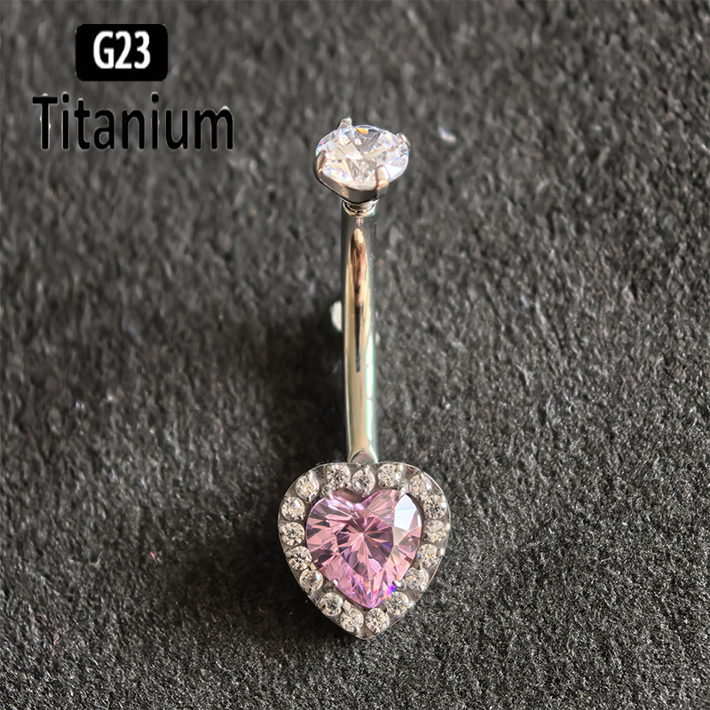 ASTM F136 G23 Titanium Crystal - đánh giá và giá Belly Bar Titanium