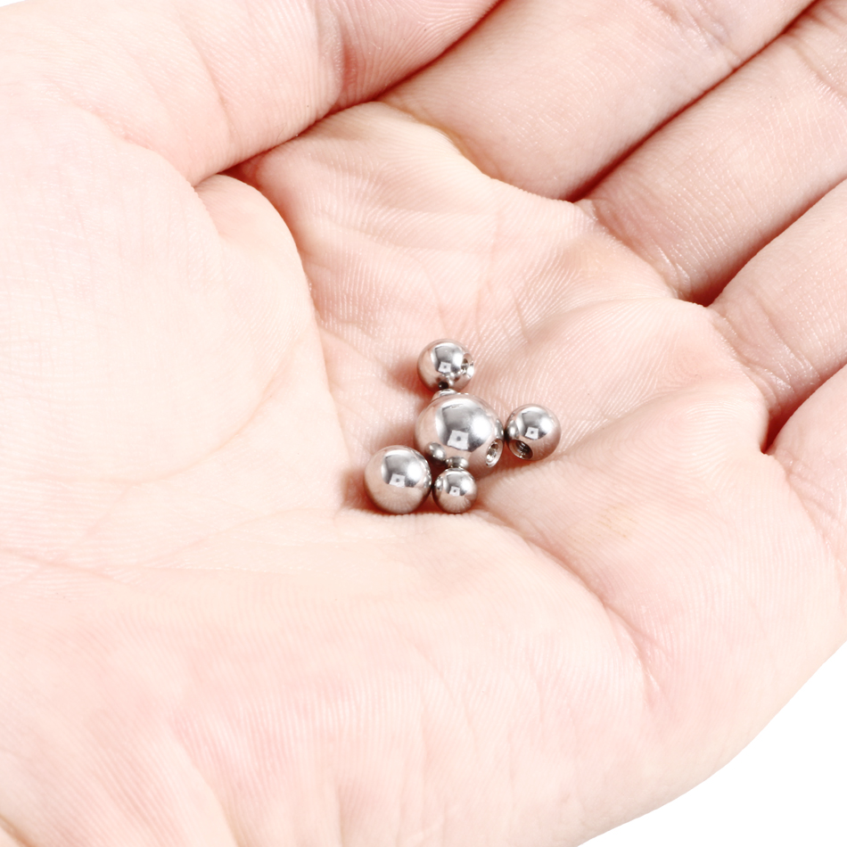 100Pcs/lot Stainless Steel Scr - đánh giá và giá Body Jewelry Nipple Rings