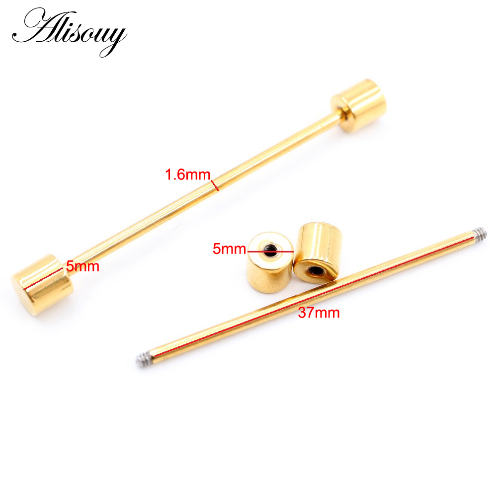 Alisouy 2pcs 14G Stainless Ste - đánh giá và giá Body Jewelry Industrial