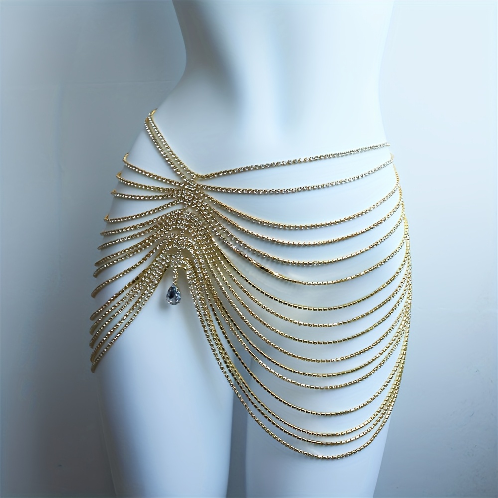 1PCS Sexy Shiny Tassel Crystal - đánh giá và giá Body Jewelry Art