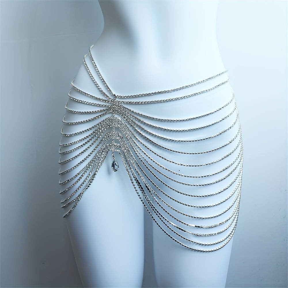 1PCS Sexy Shiny Tassel Crystal - đánh giá và giá Body Jewelry Art