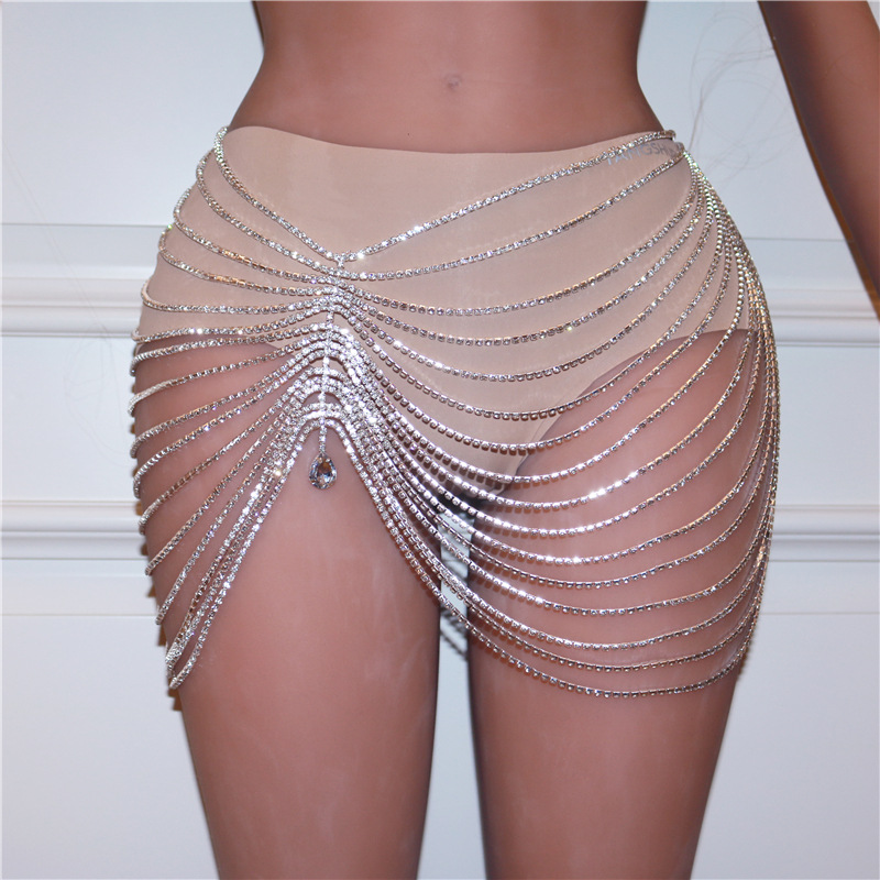 1PCS Sexy Shiny Tassel Crystal - đánh giá và giá Body Jewelry Art