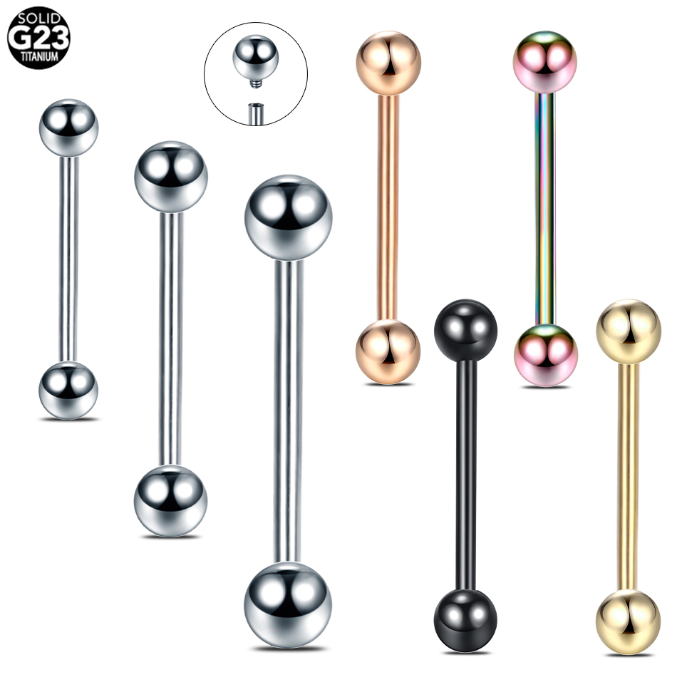 10Pcs/lot G23 Titanium Tongue  - đánh giá và giá Body Jewelry Industrial