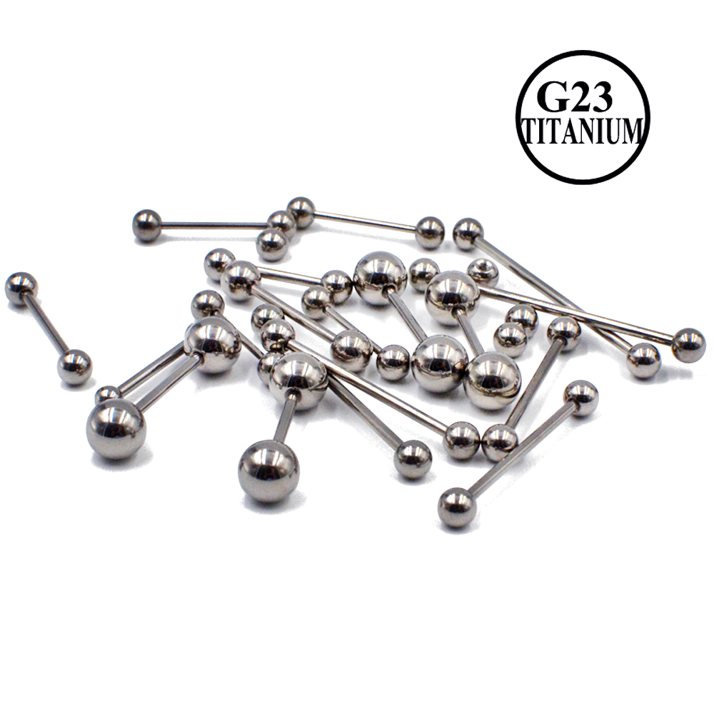 G23 Solid Titanium Barbell Rin - đánh giá và giá Body Jewelry Industrial