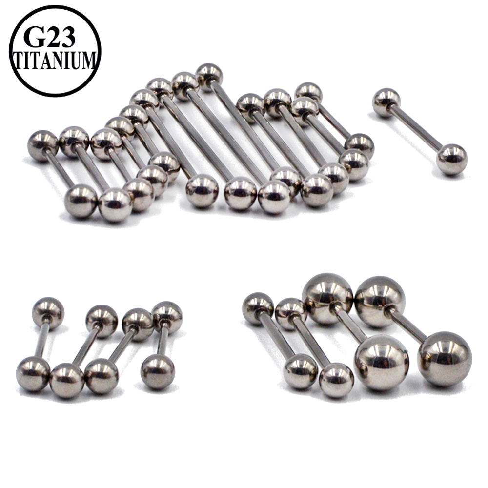 G23 Solid Titanium Barbell Rin - đánh giá và giá Body Jewelry Industrial