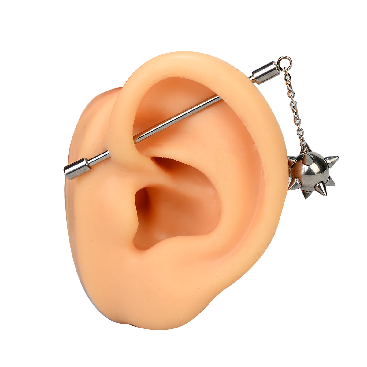 1PC Surgical Steel Sparkly Ind - đánh giá và giá Body Jewelry Industrial