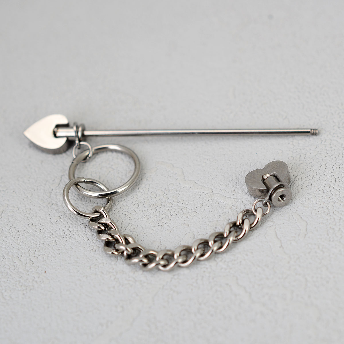 1PC Surgical Steel Sparkly Ind - đánh giá và giá Body Jewelry Industrial