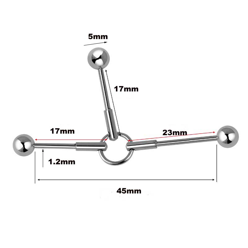 1PC New Movable Stainless Stee - đánh giá và giá Body Jewelry Industrial