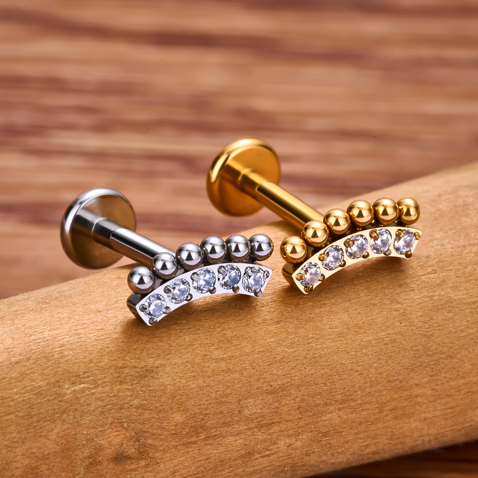 G23 Titanium 16G Piercing Labr - đánh giá và giá Belly Bar Titanium