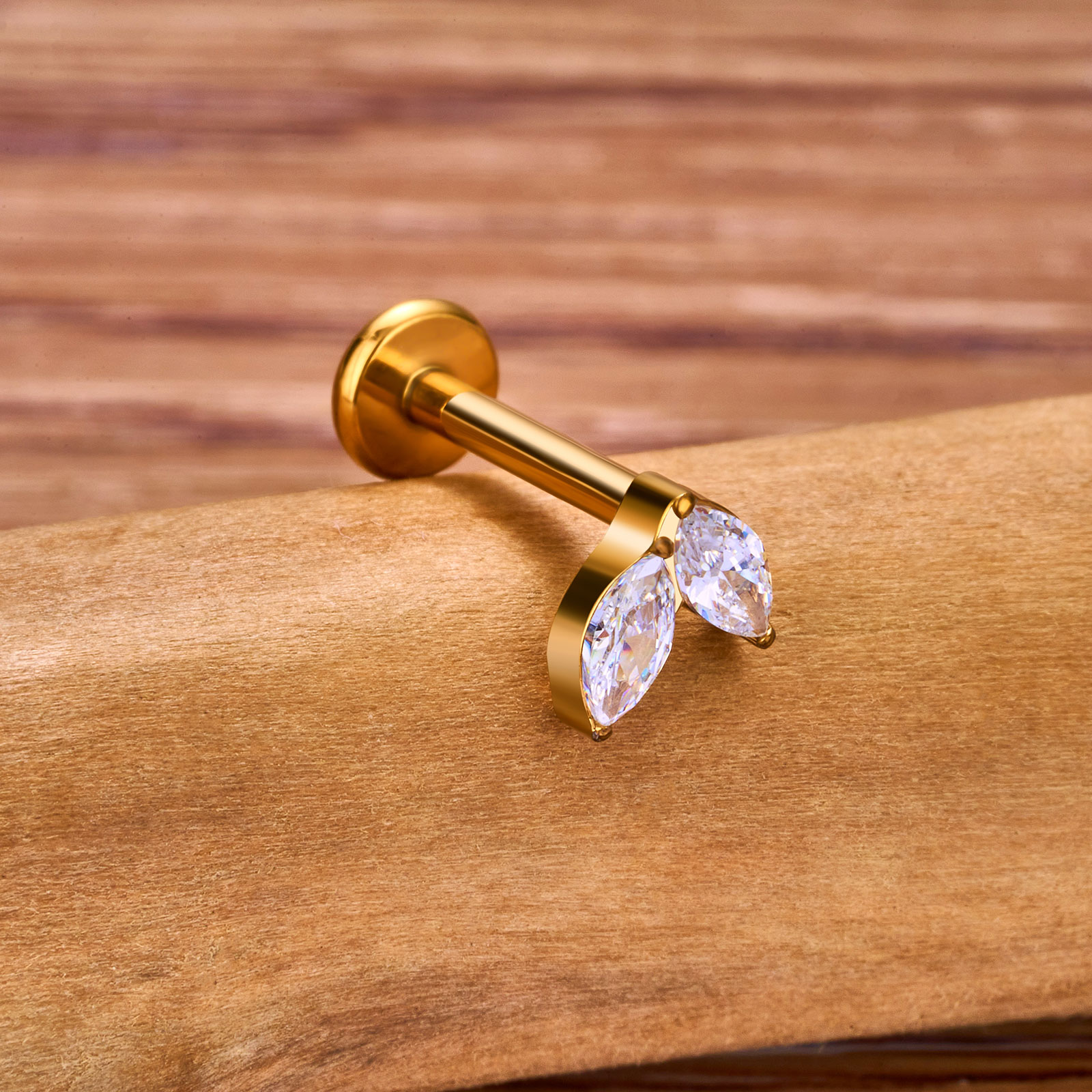 G23 Titanium 16G Piercing Labr - đánh giá và giá Belly Bar Titanium