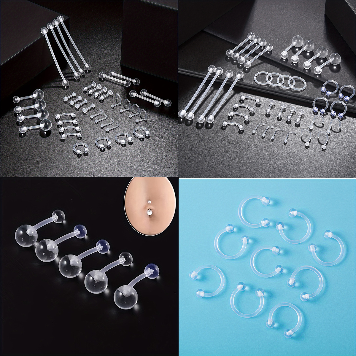 36pcs Piercing Kit Retainers P - đánh giá và giá Body Jewelry Industrial