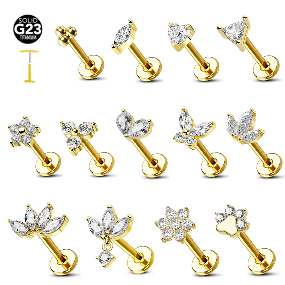 ASTM F136 G23 Titanium Flower  - đánh giá và giá Belly Bar Titanium