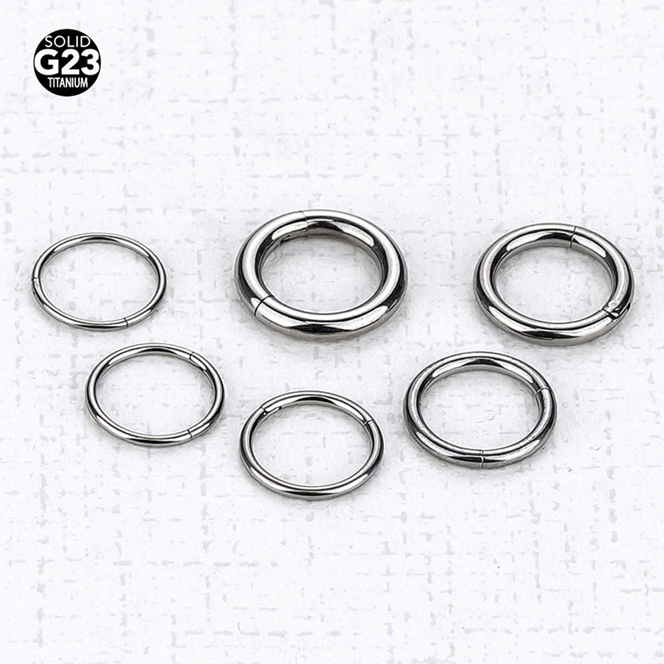 1PC G23 Titanium Hinged Segmen - đánh giá và giá Body Jewelry Nipple Rings