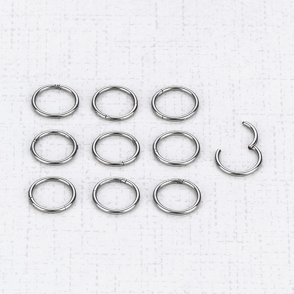 1PC G23 Titanium Hinged Segmen - đánh giá và giá Body Jewelry Nipple Rings