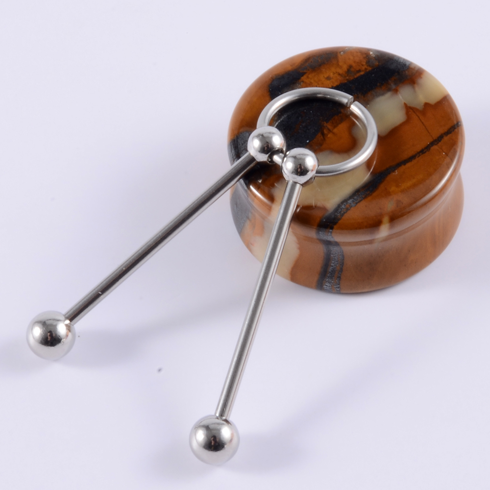 1Pcs Surgical Steel Snake Indu - đánh giá và giá Body Jewelry Industrial