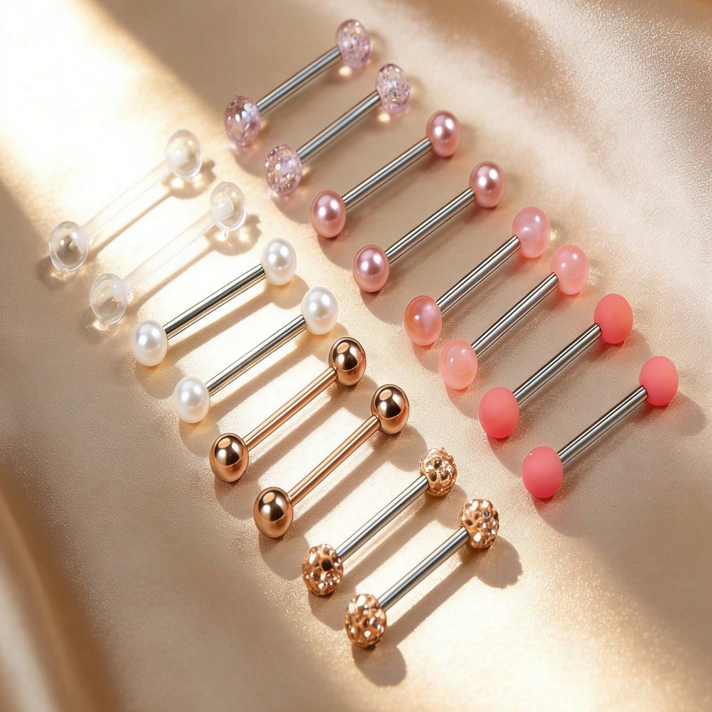 16pcs Assorted Color Ball Styl - đánh giá và giá Body Jewelry Nipple Rings