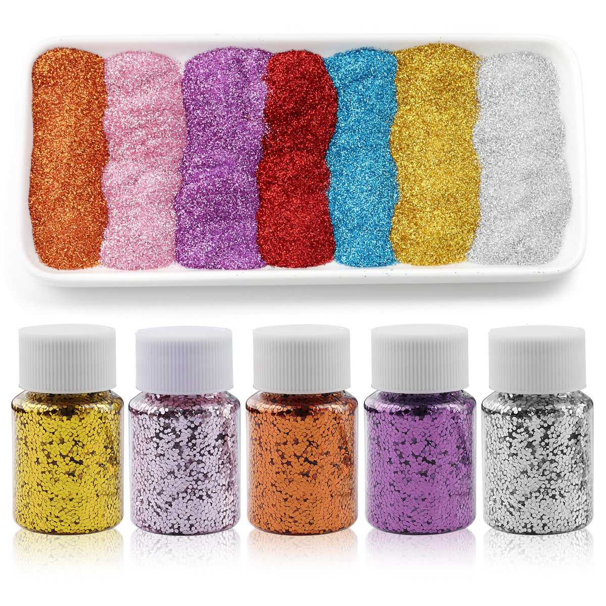30g/Bottle Holographic Colorfu - đánh giá và giá Body Jewelry Art