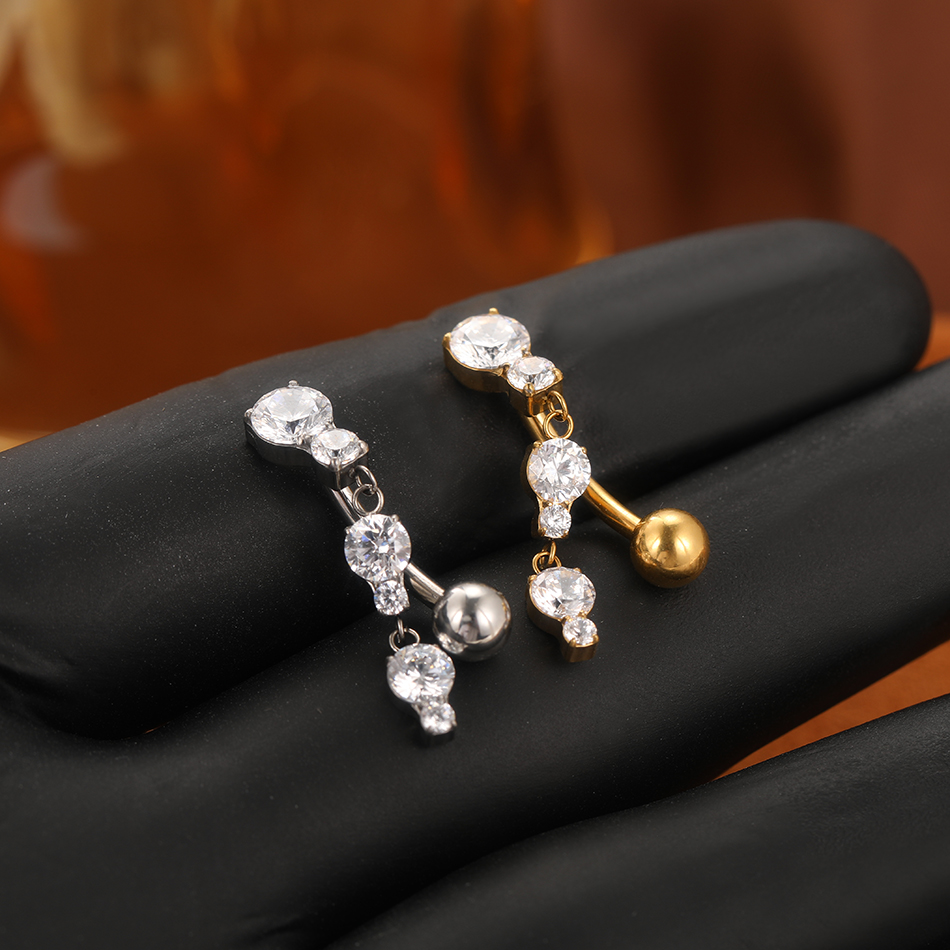 1/5PCS Titanium Reversed Bar C - đánh giá và giá Belly Bar Titanium